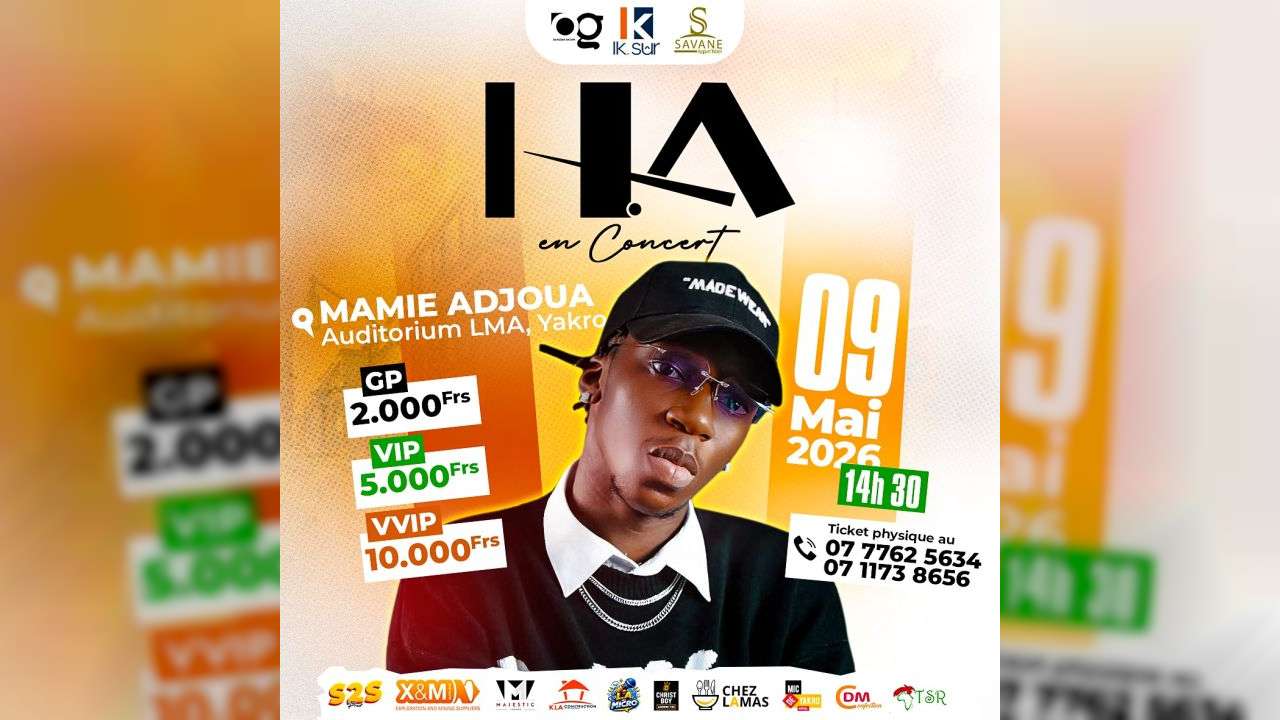 H.A EN CONCERT AU MAMIE ADJOUA DE YAMOUSSOUKRO
