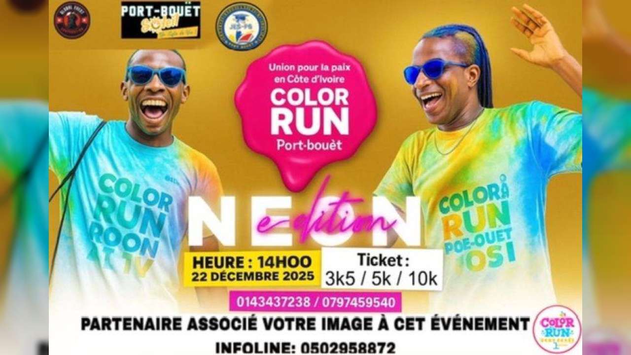 color run Port-Bouët