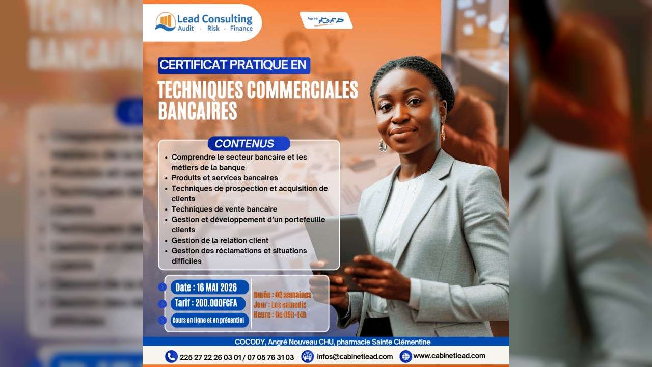 CERTIFICAT PRATIQUE EN TECHNIQUES COMMERCIALES BAN