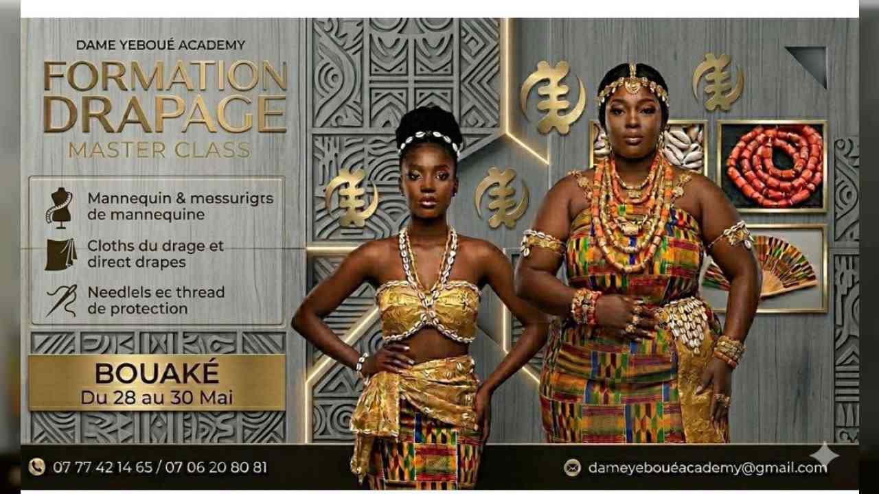MASTER CLASS DRAPAGE & BIJOUX À BOUAKÉ