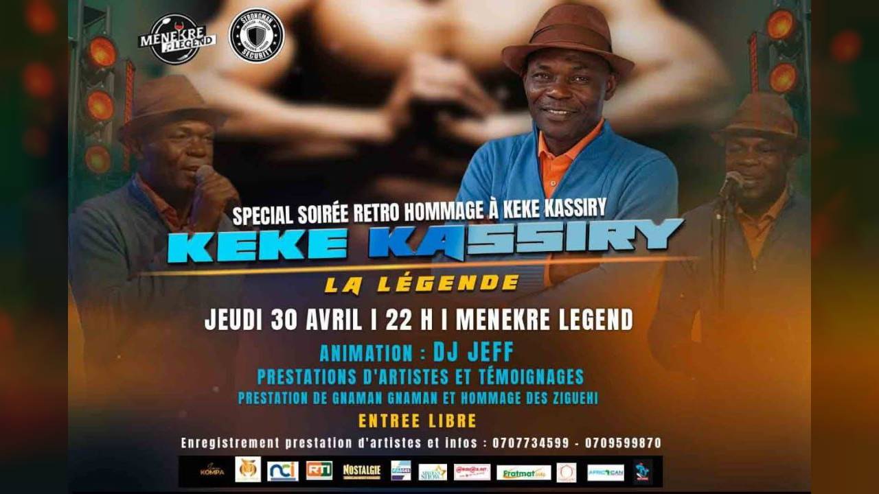 SOIRÉE RETRO HOMMAGE À KEKE KASSIRY