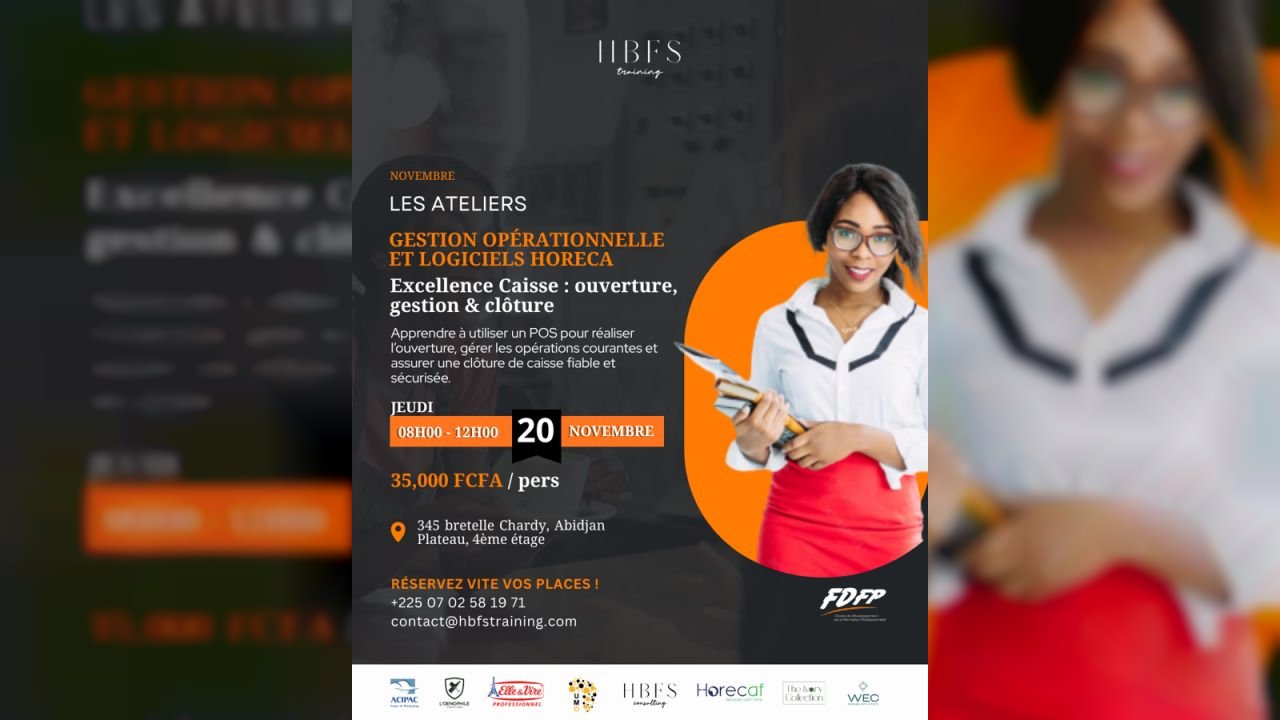 Atelier gestion opérationnelle et logiciel HORECA