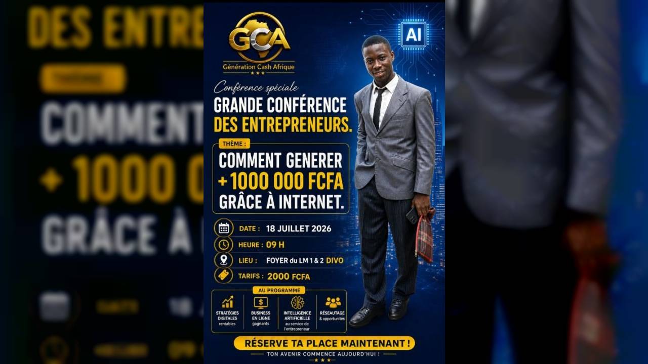 GRANDE CONFÉRENCE DES ENTREPRENEURS SÉRIEUX