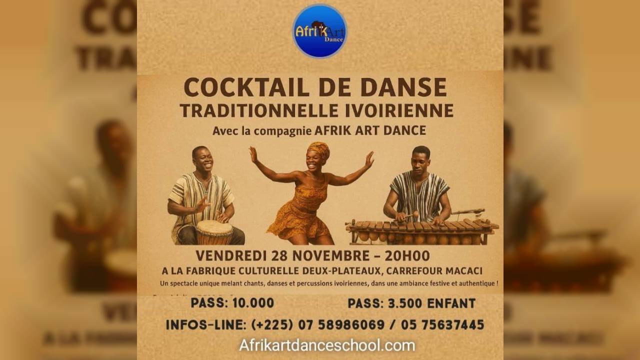 COCKTAILS DE DANSES TRADITIONNELLES IVOIRIENNE