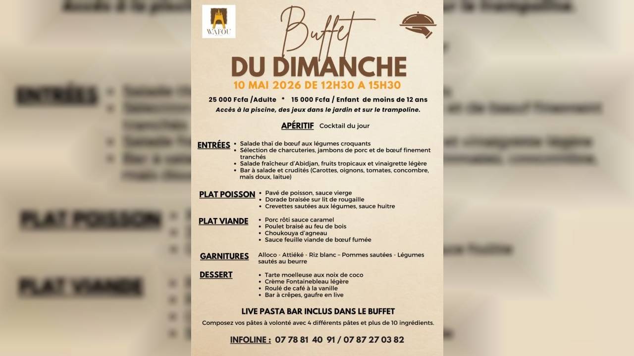 LE BUFFET DU DIMANCHE