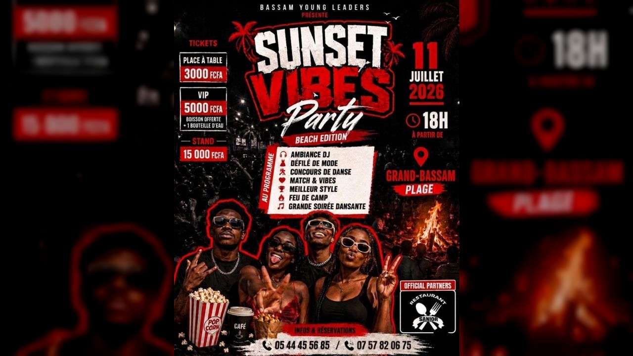 sunset vibes party beach edition