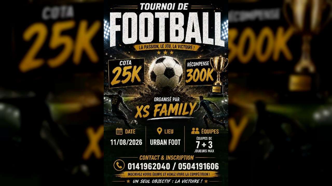 TOURNOI DE FOOT