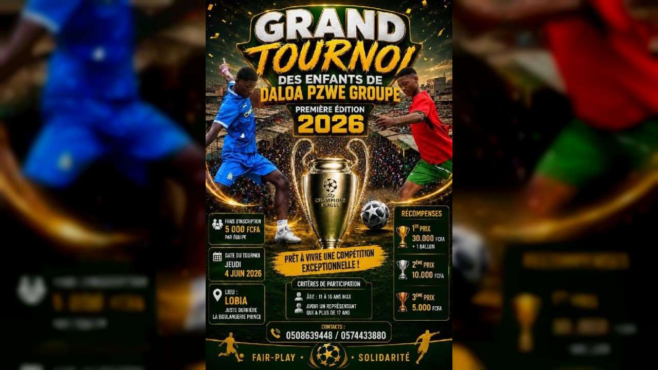 grand tournoi des enfants de Daloa