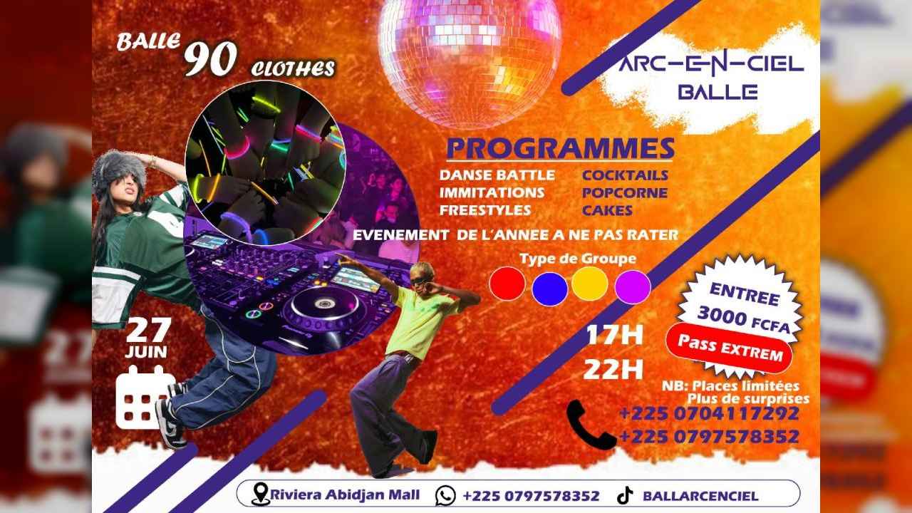 arc-en-ciel balle
