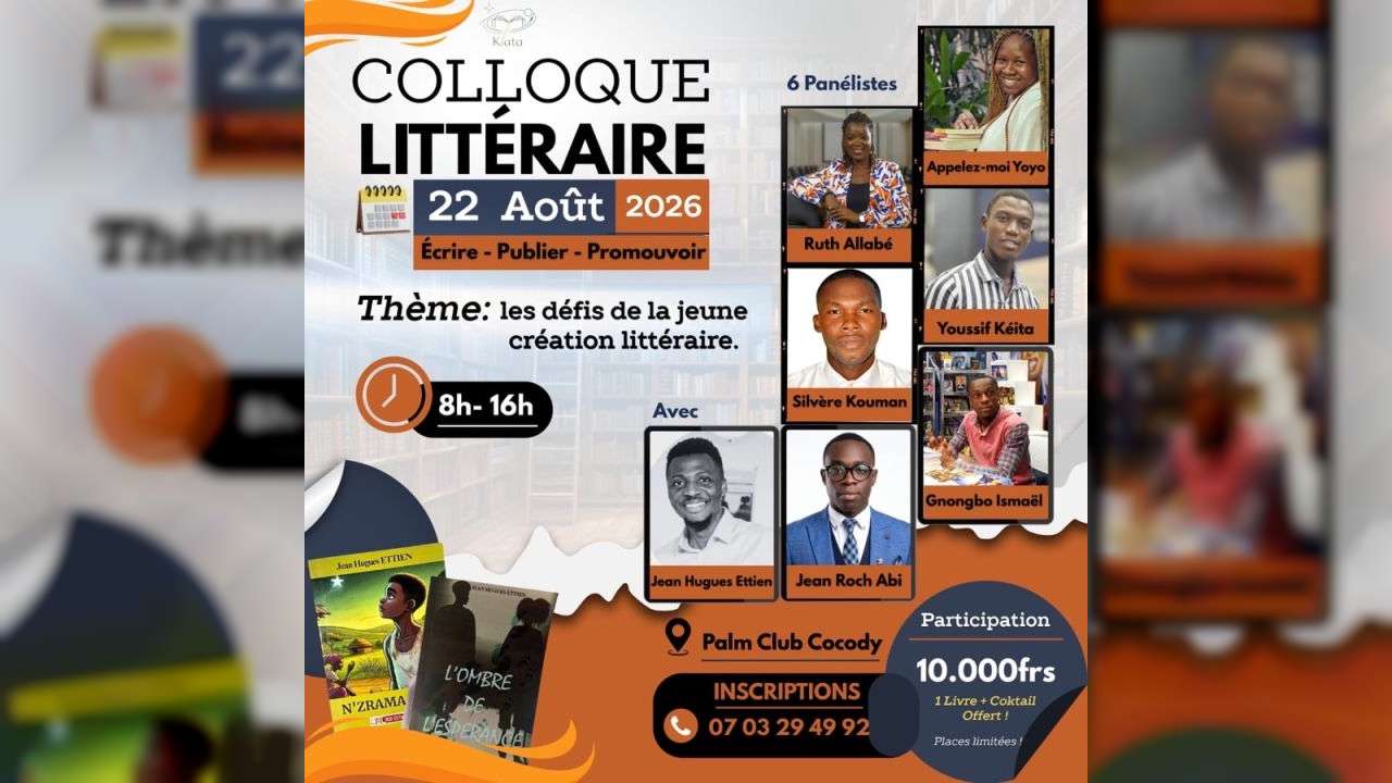 Colloque:les défis de la jeune création littéraire