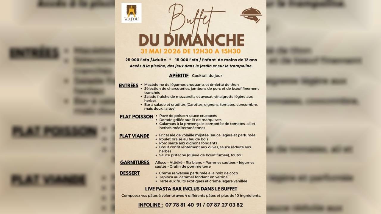 LE BUFFET DU DIMANCHE