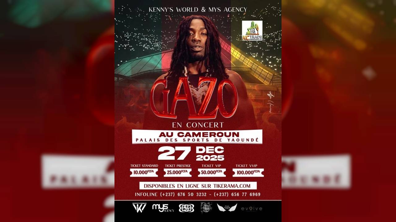GAZO en concert à YAOUNDÉ