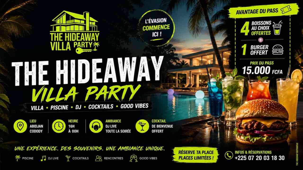 THE HIDEWAY VILLA PARTY