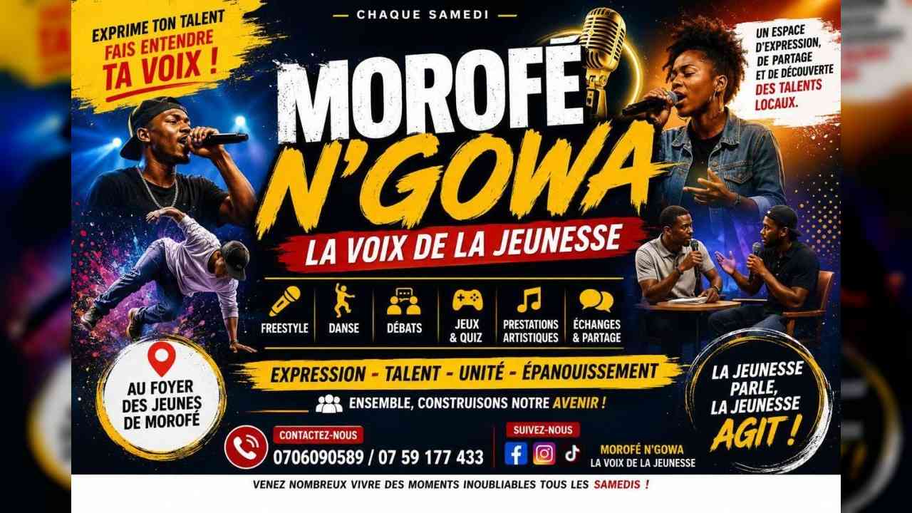 Morofé n'gowa la voix de la jeunesse