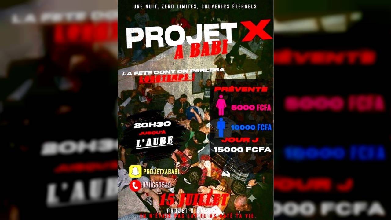 Projet X à BABI
