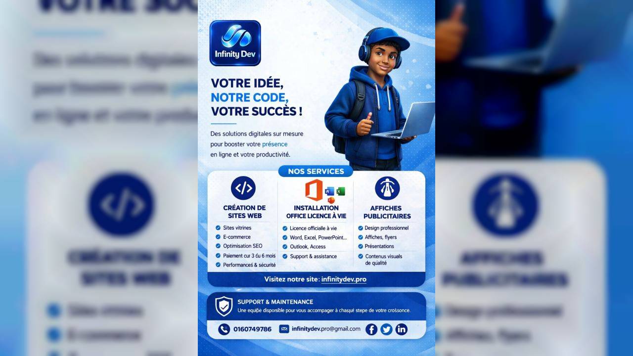 Création de site web