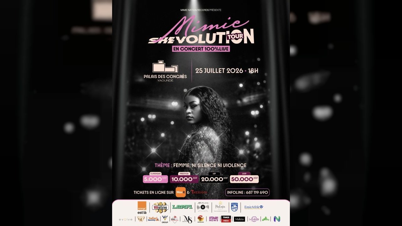Mimie shevolution tour Yaounde : Palais des congrè