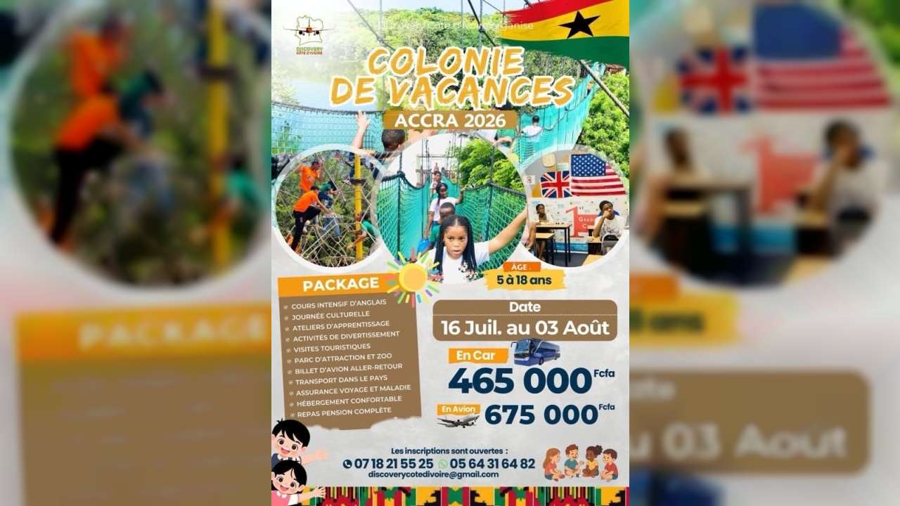 COLONIE DE VACANCES À ACCRA
