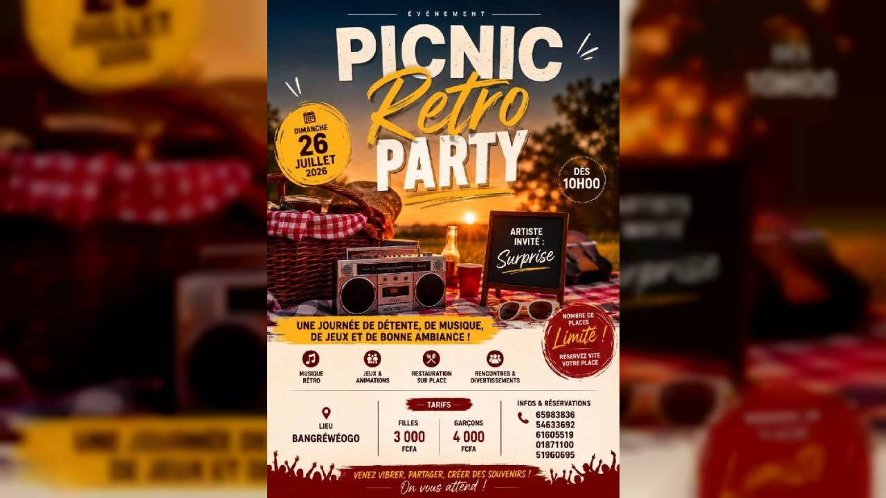 PIC NIC RETRO PARTIE