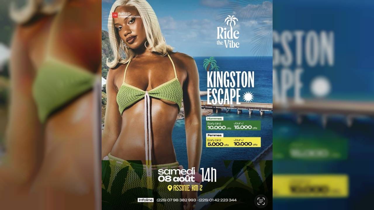 RIDE THE VIBE: Kingston escaped