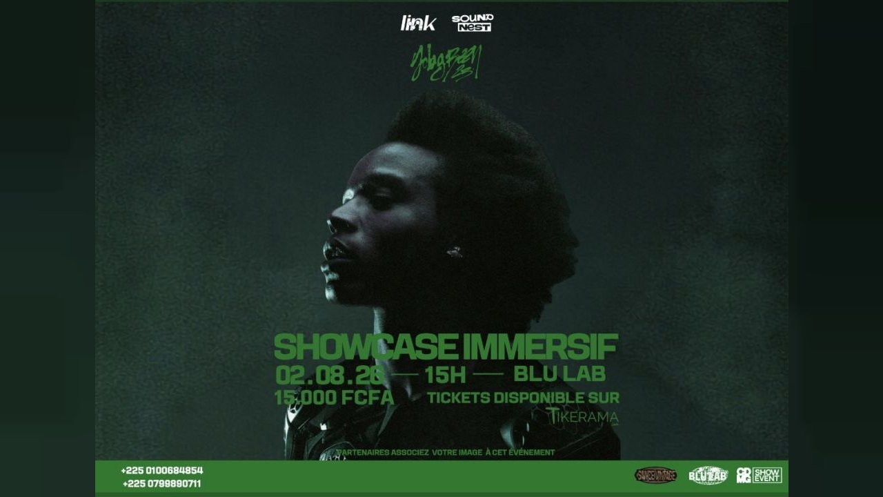 SHOWCASE DE JOLAGREEN 23 à Abidjan 🪖🪖 2 août 2026