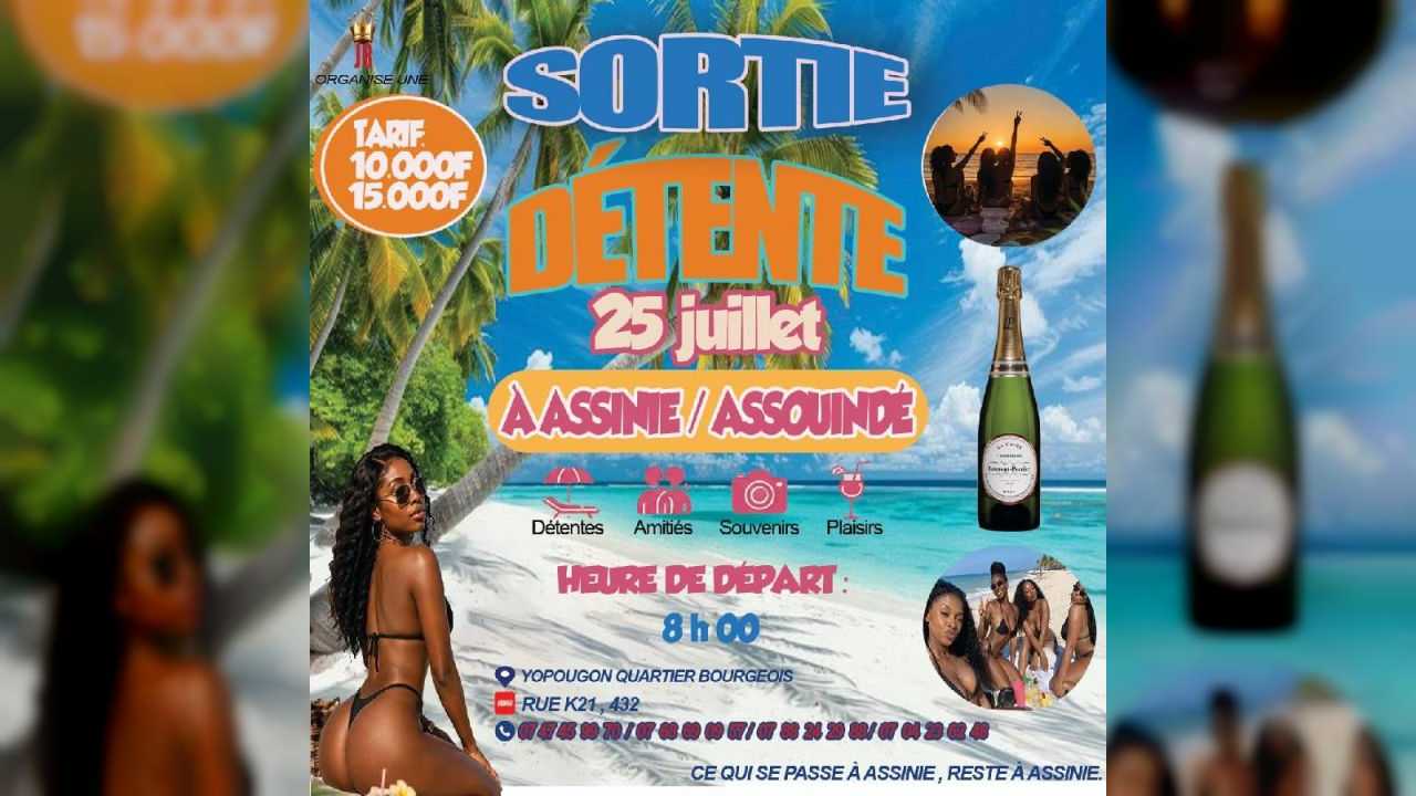 sortie détente a assinie