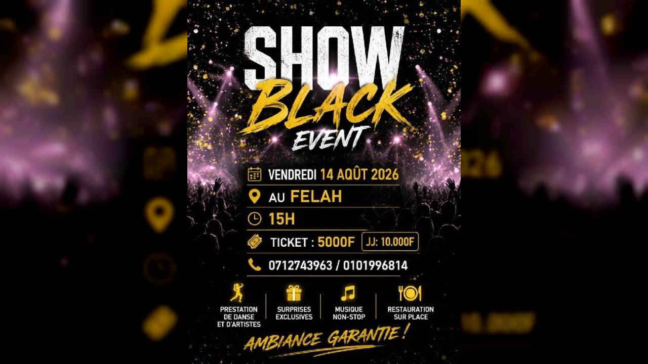 SHOW BLACK AND EVENT