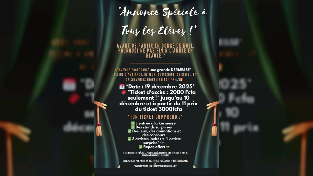 Kermesse de fin d’année Henri poincare