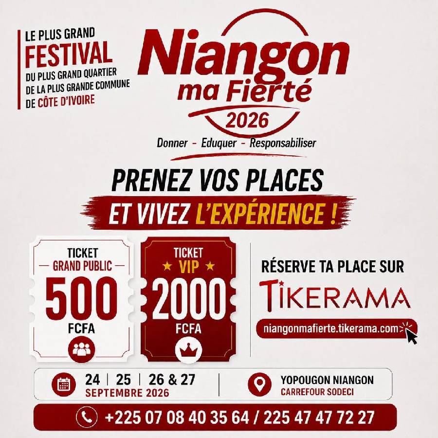 NIANGON MA FIERTÉ | TIKERAMA