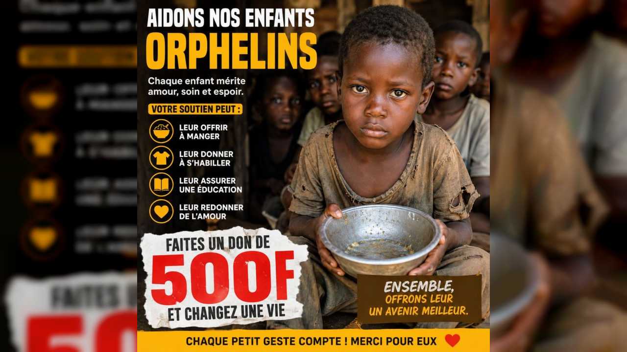 AIDONS NOS ENFANTS ORPHELINS
