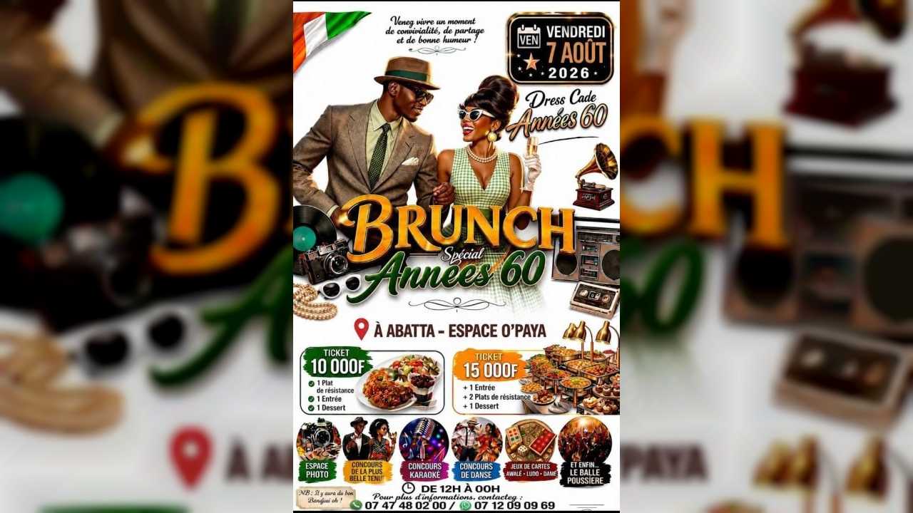 Brunch indépendance année 60