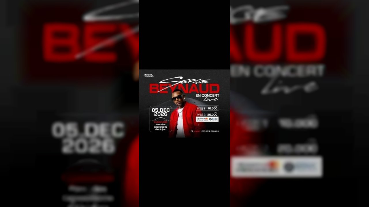 Beynaud en concert à l'esplanade du parc des expos
