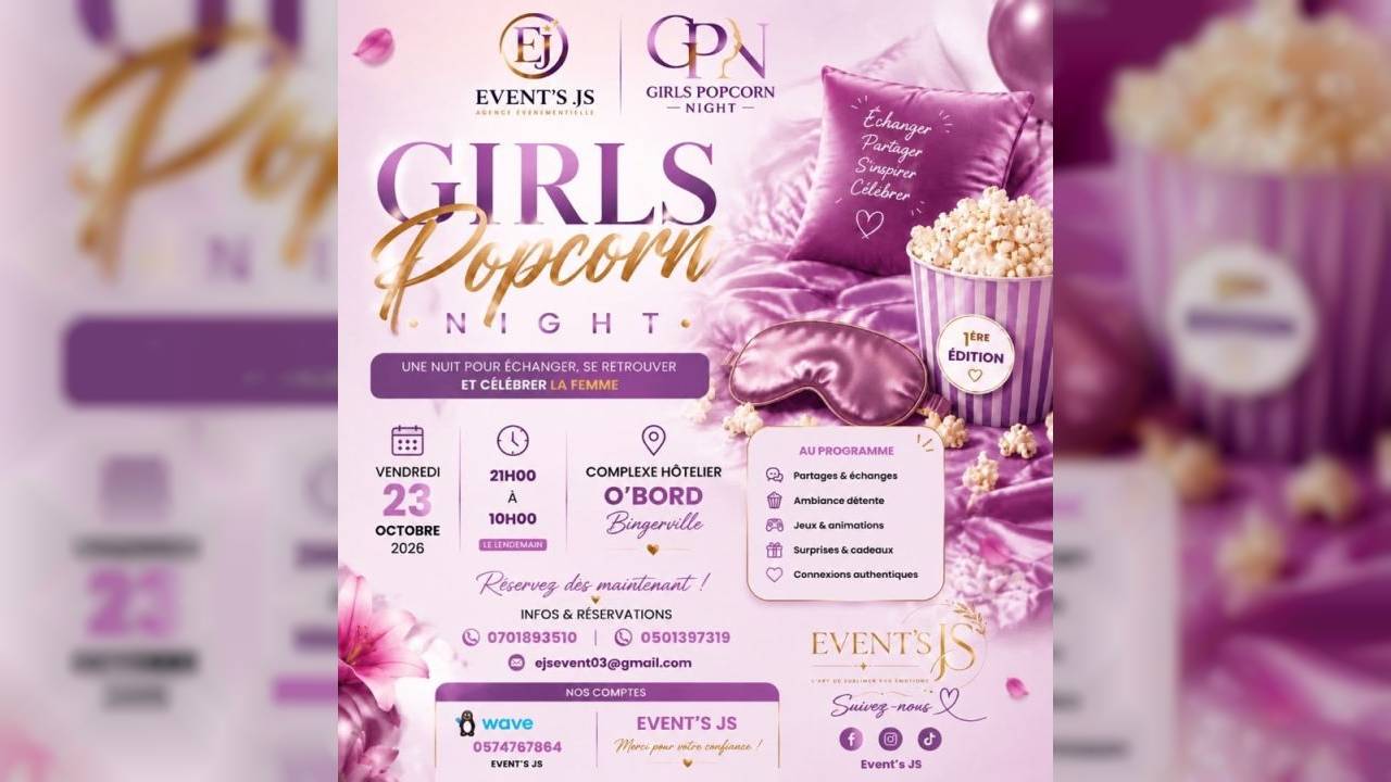 GIRL’S POPCORN NIGHT