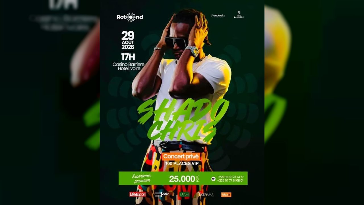 SHADO CHRIS CONCERT PRIVE ROTOND