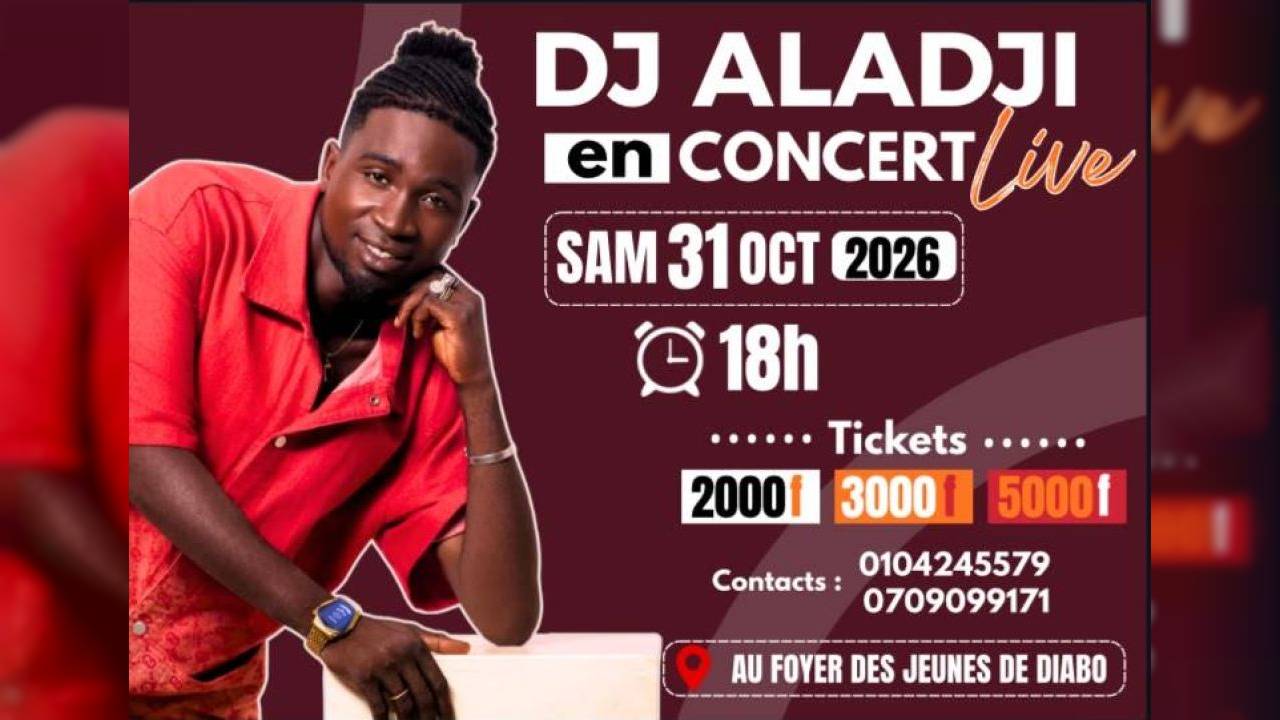 DJ ALADJI EN CONCERT LIVE