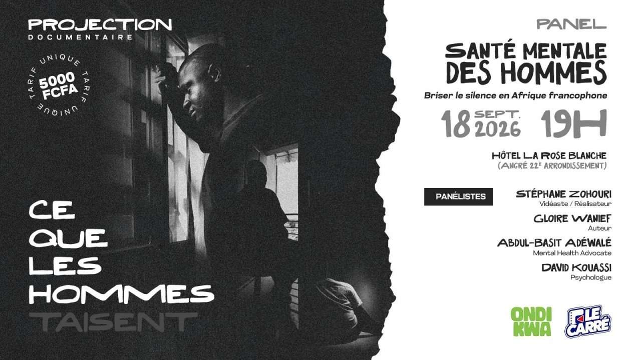 Projection documentaire: Ce que les hommes taisent