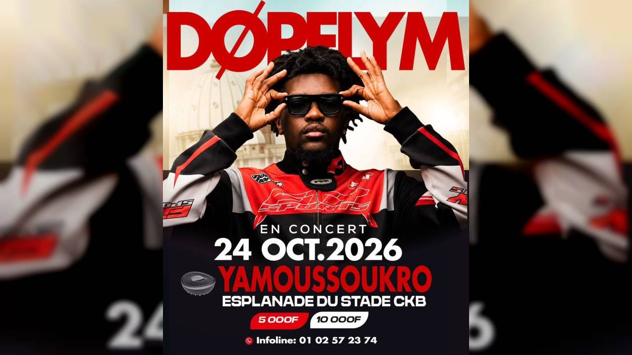 Concert de Dopelym à Yamoussoukro