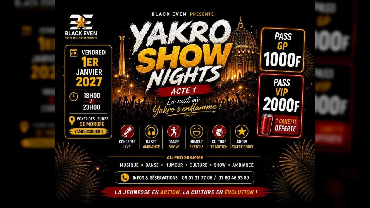 Yakro show nights 1ère Édition