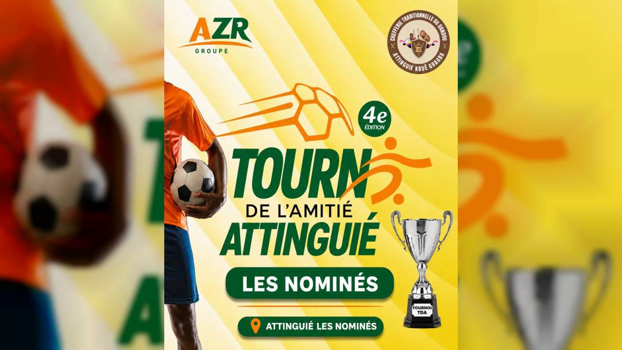 Awards Tournoi de l’amitié Attinguié 2026