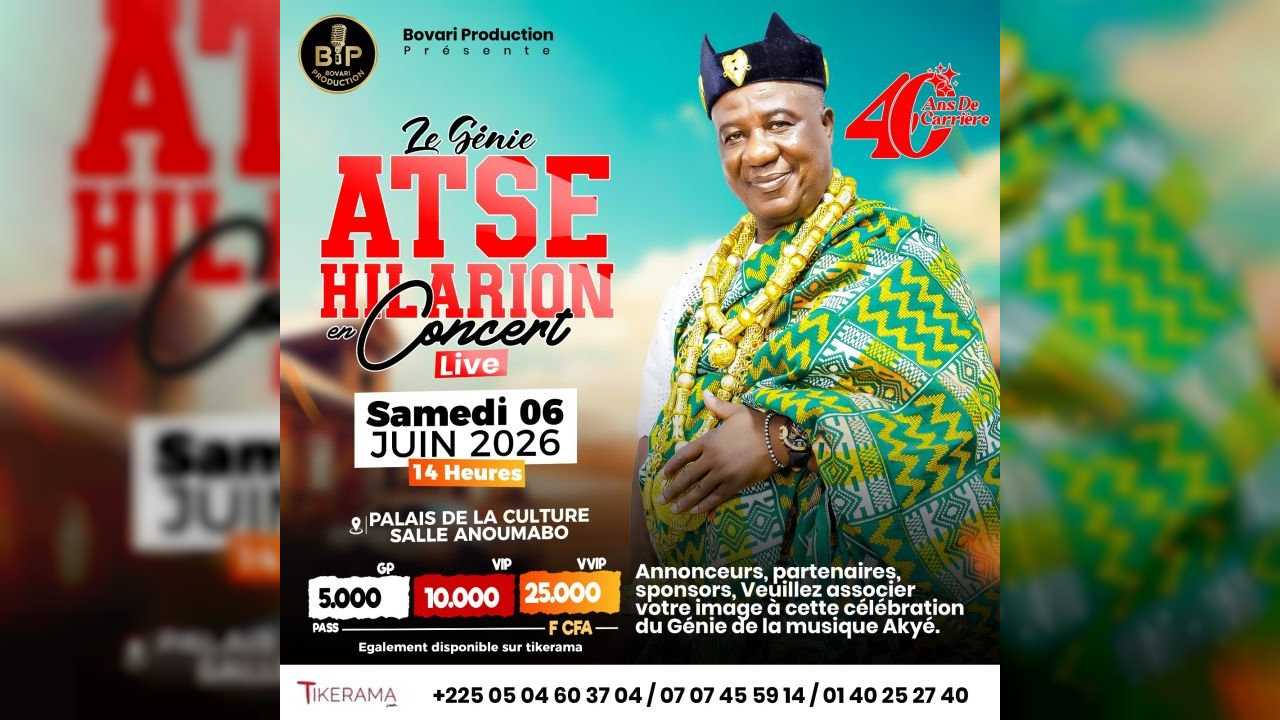 Grand Concert Live du Génie ATSE HILARION