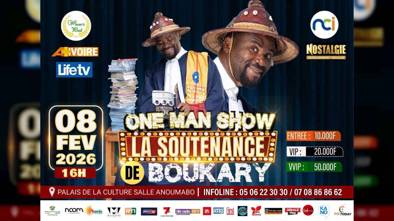ONE MAN SHOW HUMORISTE BOUKARY
