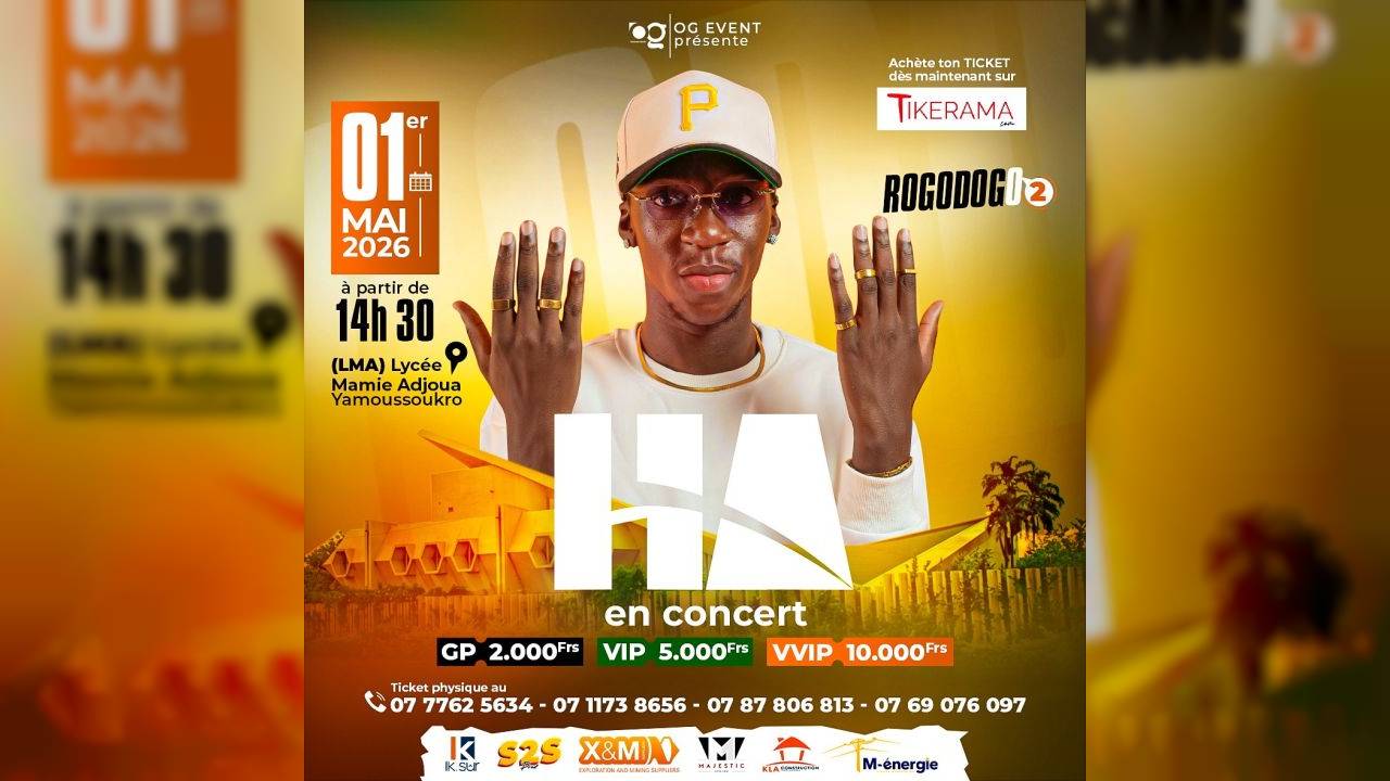 H.A EN CONCERT AU MAMIE ADJOUA DE YAMOUSSOUKRO