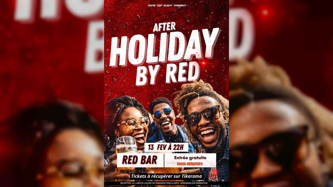 After holiday by red