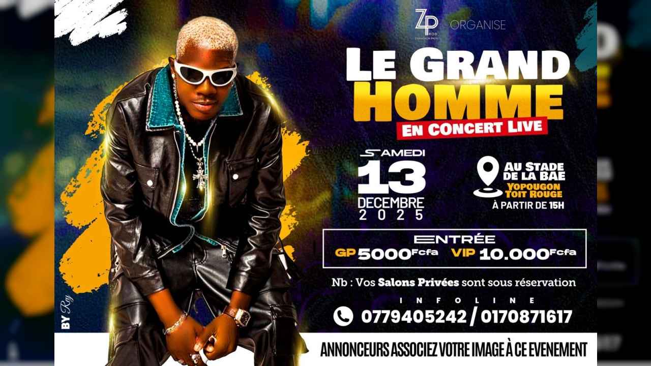 le grand homme en concert live