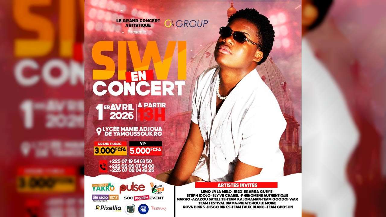 Concerte de SIWI à Yamoussoukro