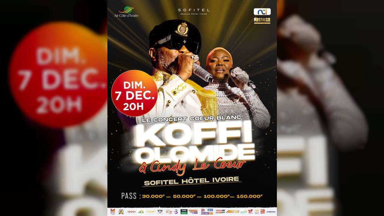 Koffi Olomidé & Cindy Le Cœur – Concert Cœur Blanc