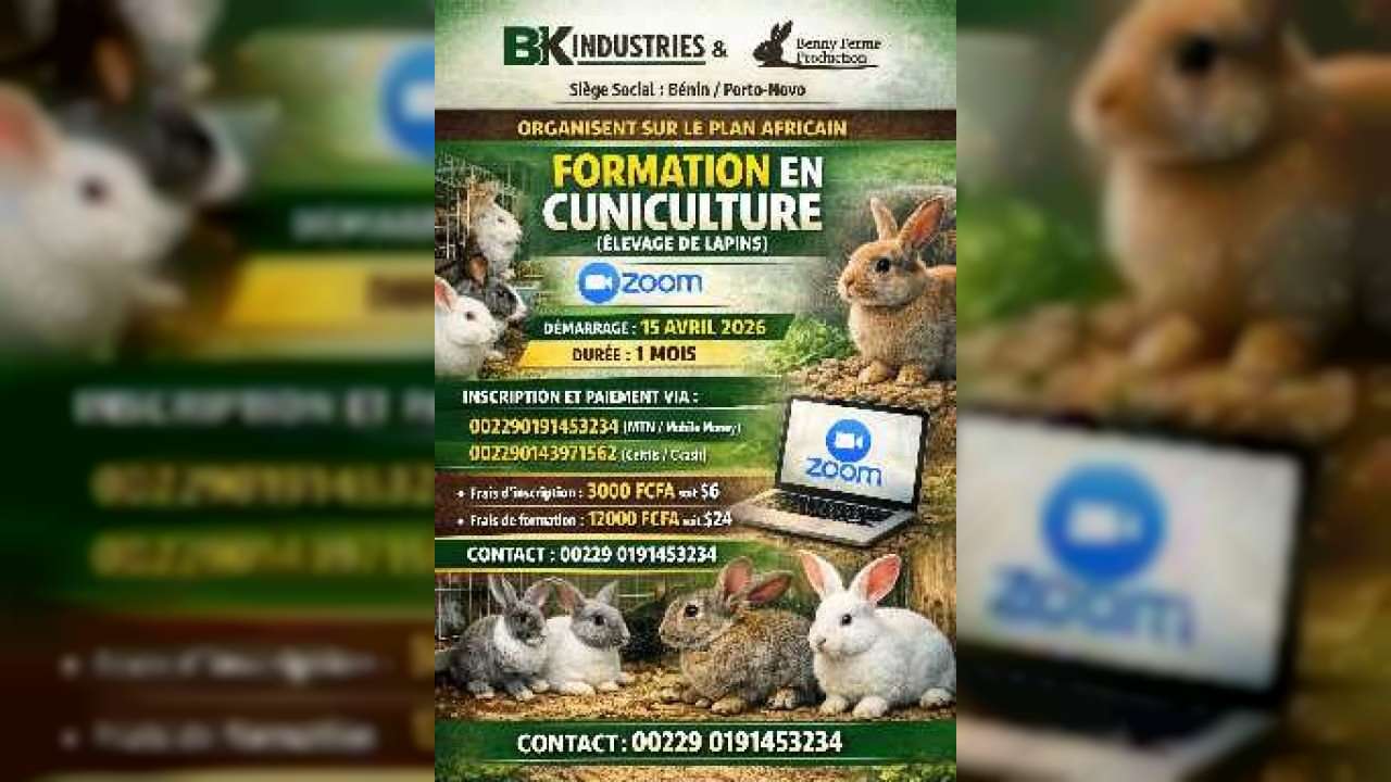 Formation en cuniculture (en ligne)