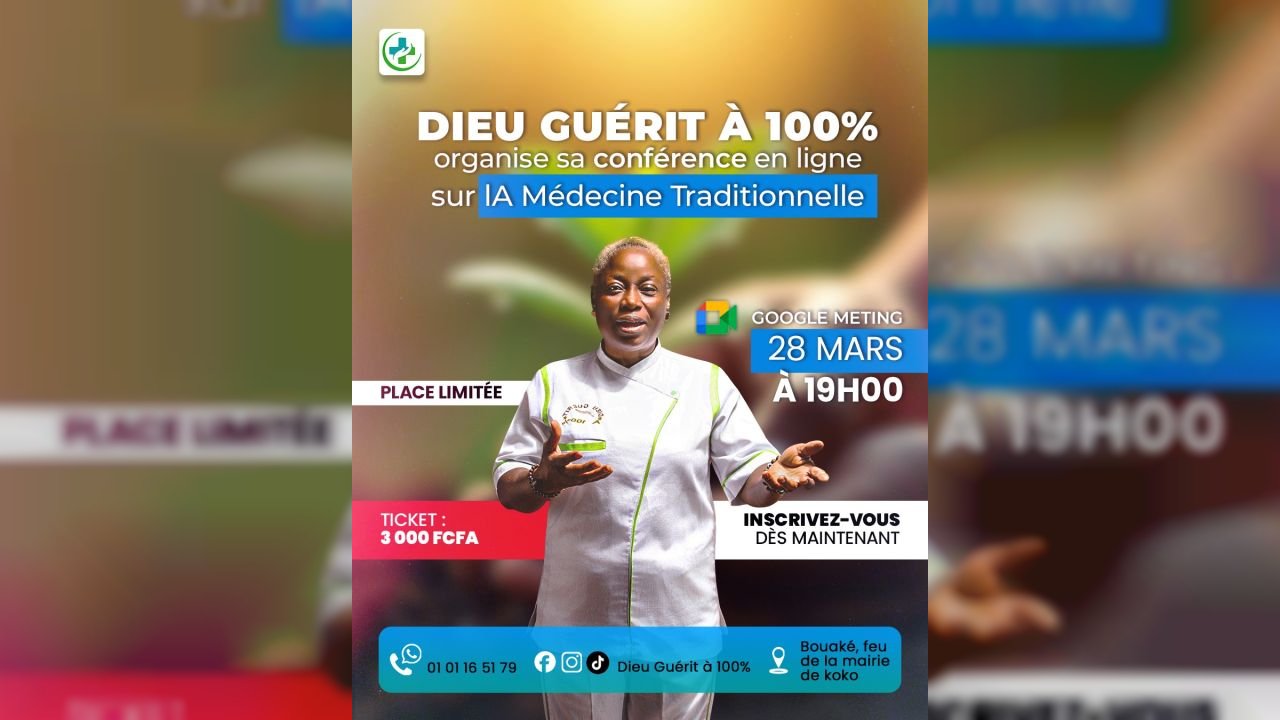 CONFERENCE EN LIGNE SUR LA MEDECINE TRADITIONNELLE