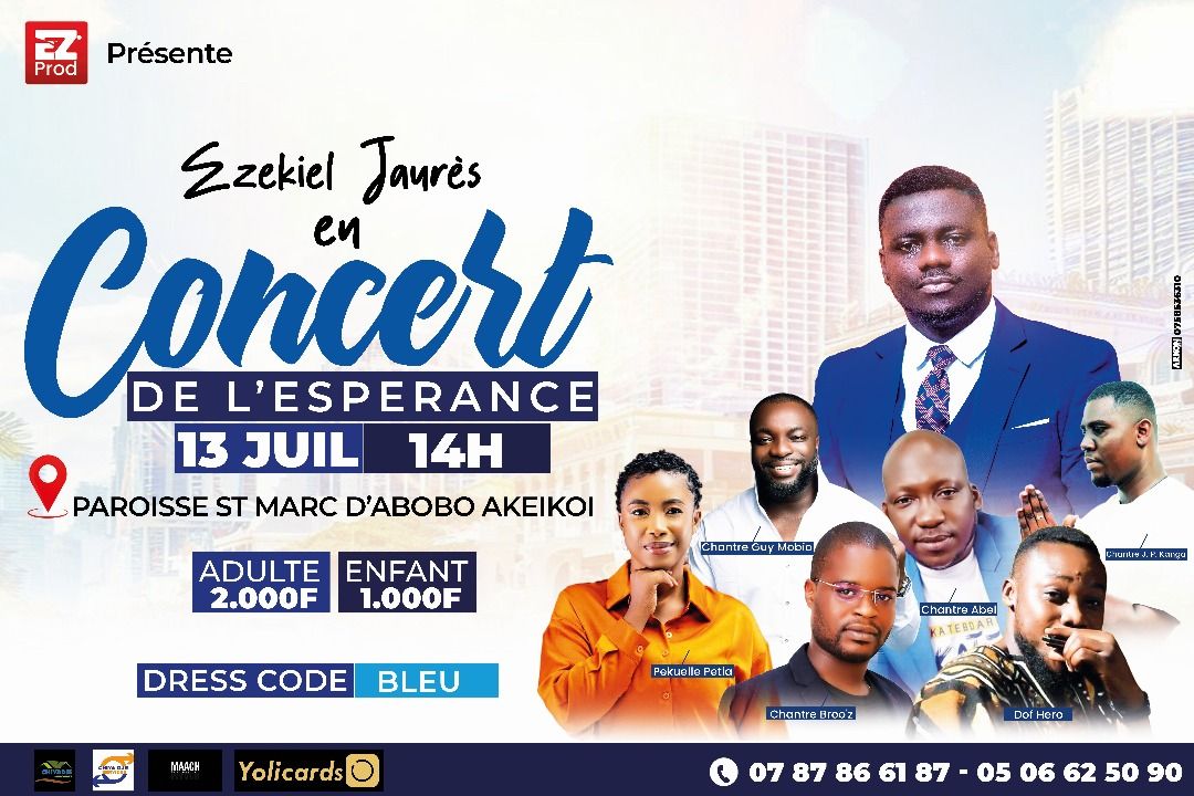  Achetez des tickets pour CONCERT DE L'ESPERANCE et profitez comme jamais auparavant.