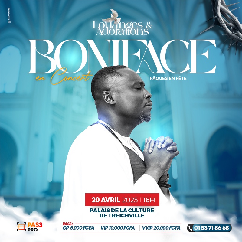  Achetez des tickets pour BONIFACE EN CONCERT et profitez comme jamais auparavant.